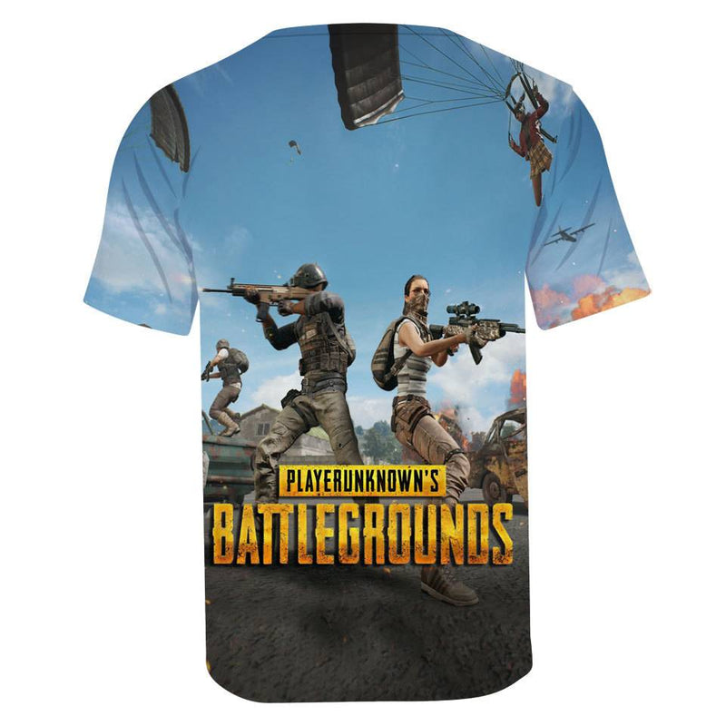 Men's Game PUBG 3D Short Sleeve T Shirts - CTHOPER