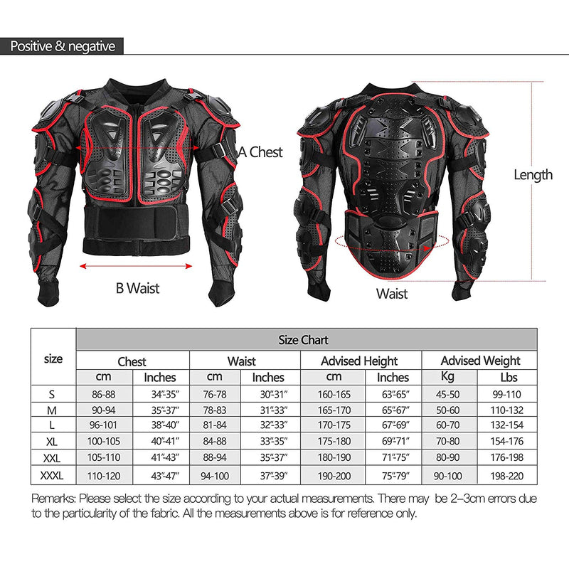 Motorcycle Riding Armor Jacket Body Protective Gear - CTHOPER