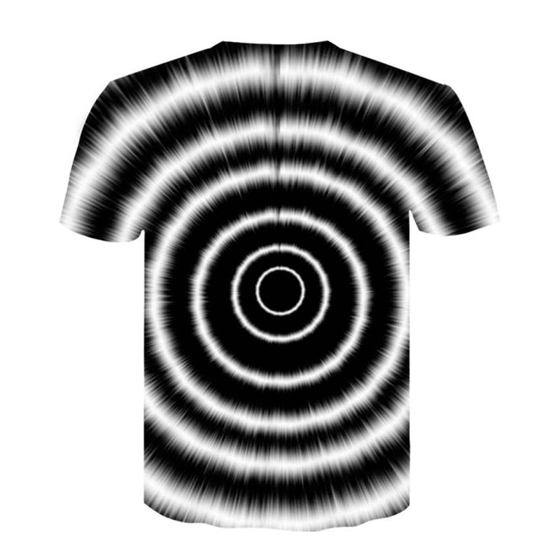 Men's 3D Vortex Short Sleeve T Shirts - CTHOPER