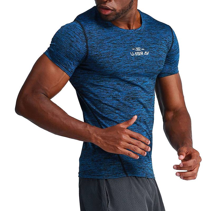 Men's Running Short Sleeve Compression T-Shirts - CTHOPER