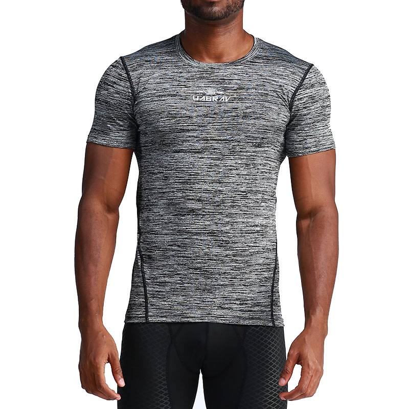 Men's Running Short Sleeve Compression T-Shirts - CTHOPER