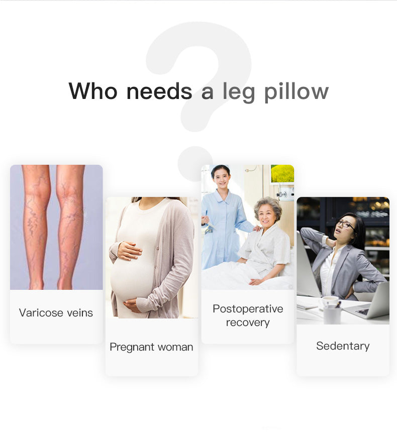 Knee Pillow for Back Pain Provides Relief and Support for Sleeping on Side Stomach or Back Memory Foam Leg Pillow