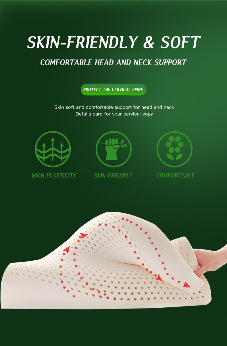 Latex Pillow Massage Pillows for Sleeping Orthopedic Pillow Kussens Oreiller Almohada Cervical Poduszkap Memory Pillow