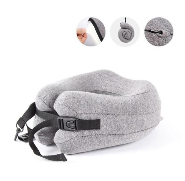 Memory Foam Travel Neck Pillow Head Chin Support Cushion for Sleeping on Airplane Car Office Pillows Travel Headrest Cushion