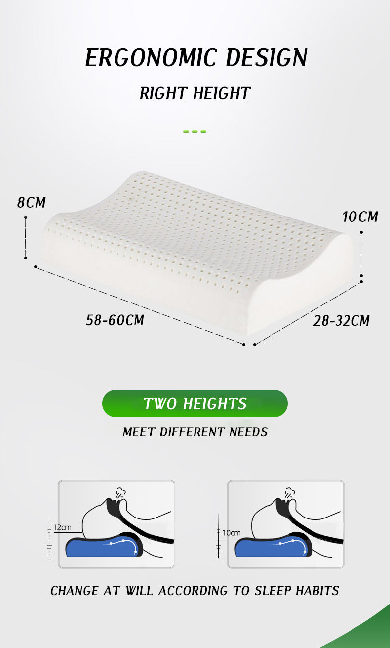 Latex Pillow Massage Pillows for Sleeping Orthopedic Pillow Kussens Oreiller Almohada Cervical Poduszkap Memory Pillow
