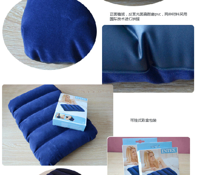 Soft Backrest Pillow PVC Inflatable Body Rest Pillow Cushion Air Travel Office Home Back Relaxing Tool Recliner Cushion Pad