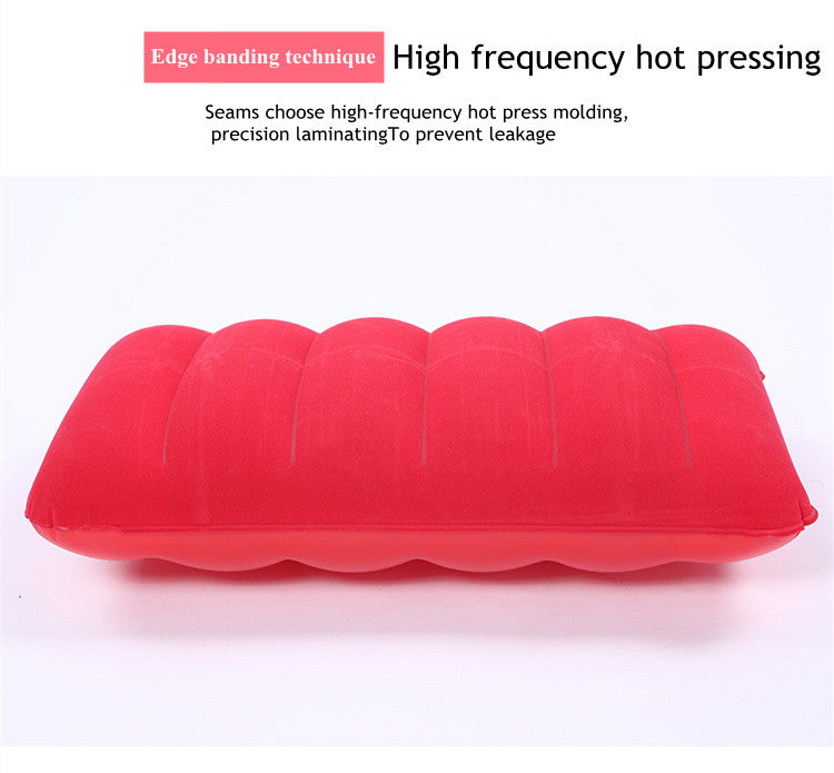 Folding Pillow Outdoor Travel Sleep Pillow Inflatable Portable Rest Pillow Multicolor