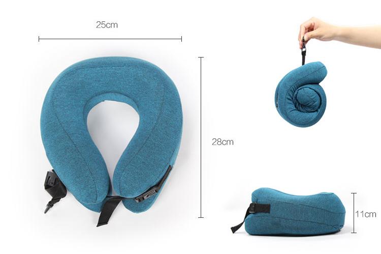 Memory Foam Travel Neck Pillow Head Chin Support Cushion for Sleeping on Airplane Car Office Pillows Travel Headrest Cushion