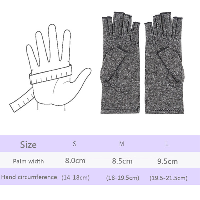 Compression Arthritis Gloves, Medium – Premium Arthritic Joint Relief for Rheumatoid & Osteoarthritis – All-Day Comfort – The Only Glove Commended for Ease of Use by The Arthritis Foundation  1 Pairs