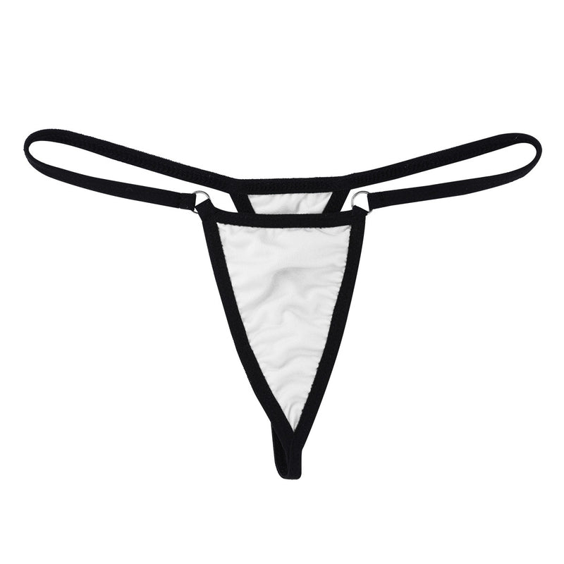 Women 2 Pieces Sexy Push up Sheer G String Bikini