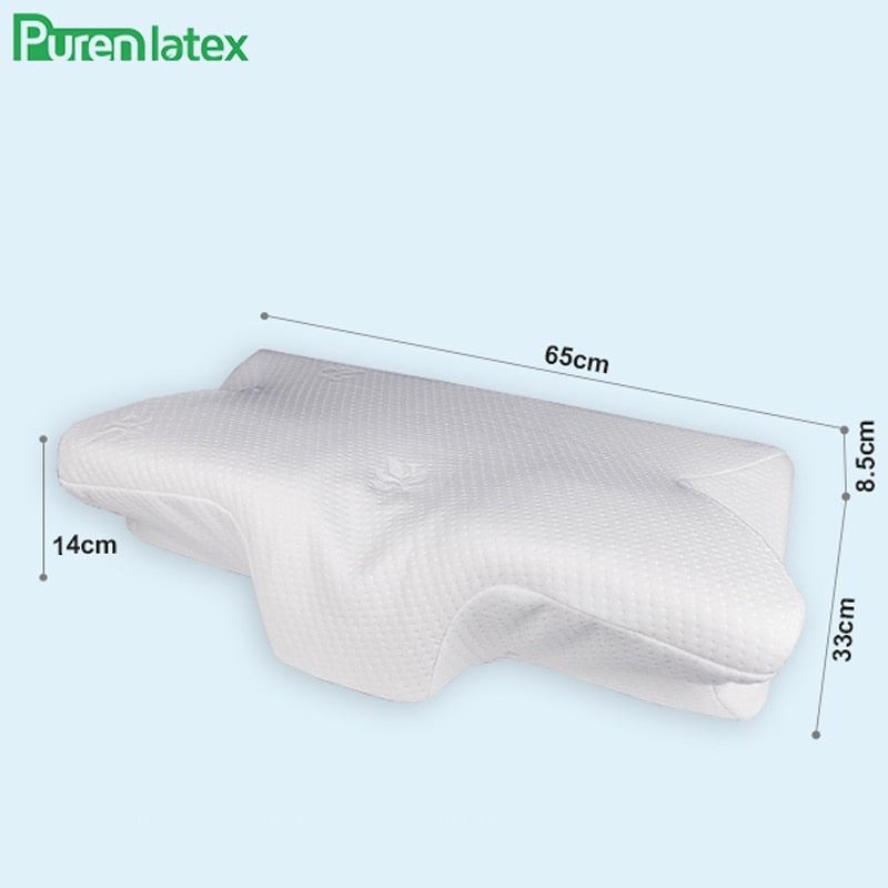 14cm Contour Memory Foam Cervical Pillow Orthopedic Neck Pain Pillow for Side Back Stomach Sleeper Remedial Pillows