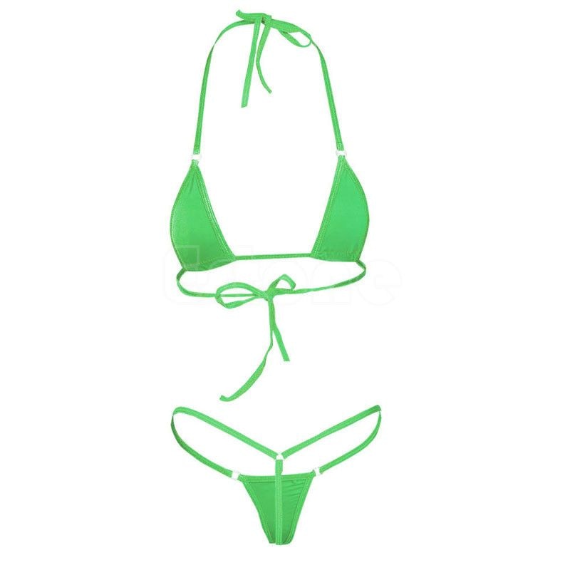 NEW Sexy Women Micro Thong Underwear G-String Bra micro bikini Brazilian Bikini Set Swimwear Sleepwear