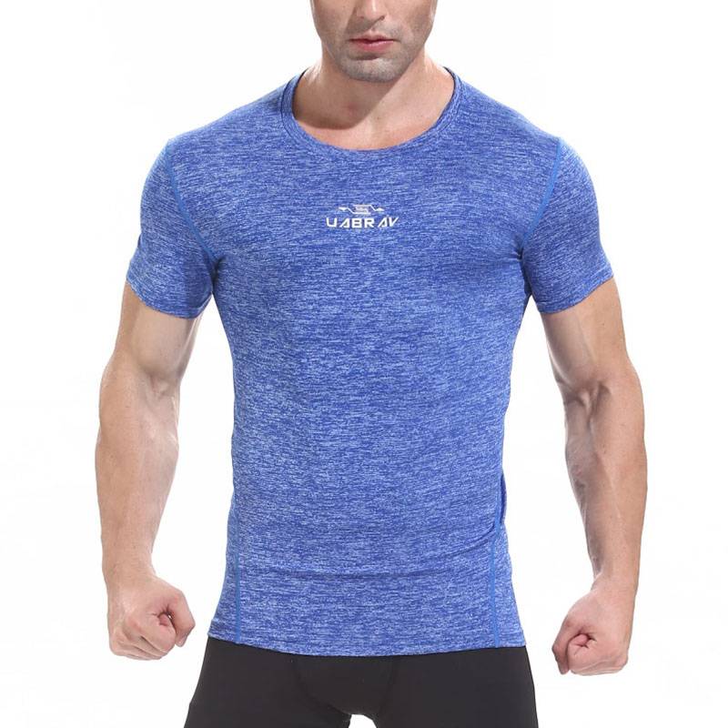 Men's Running Short Sleeve Compression T-Shirts - CTHOPER