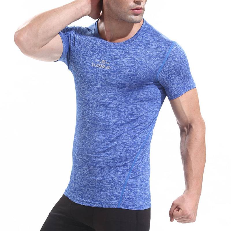 Men's Running Short Sleeve Compression T-Shirts - CTHOPER