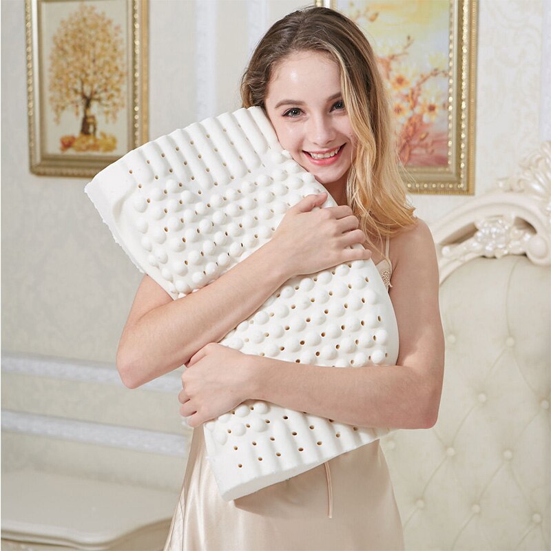 Latex Pillow Massage Pillows for Sleeping Orthopedic Pillow Kussens Oreiller Almohada Cervical Poduszkap Memory Pillow