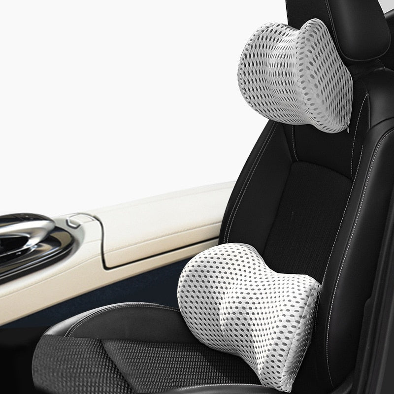 Breathable Memory Cotton Physiotherapy Lumbar Pillow Waist For Car Seat Back Pain Support Cushion Bed Sofa Office Sleep Pillows