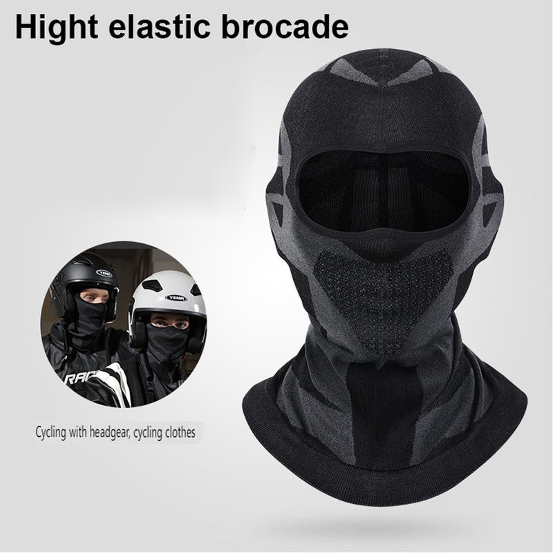 CTHOPER Cycling Thermal Cap, Motorcycle Face Mask, Balaclava Windproof Hat for Skiing, Fishing, Running, Knitting Headwear