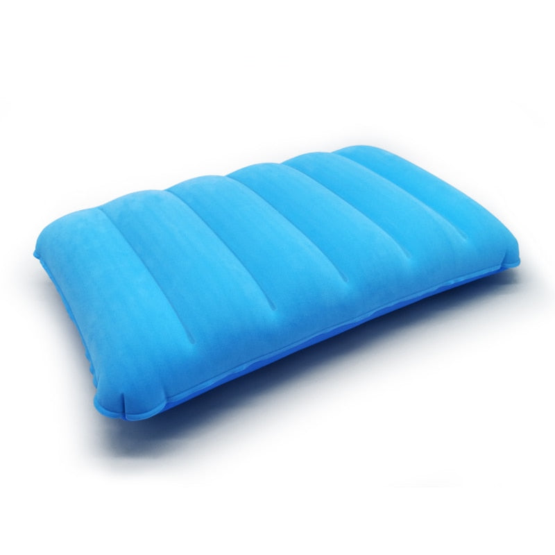 Folding Pillow Outdoor Travel Sleep Pillow Inflatable Portable Rest Pillow Multicolor