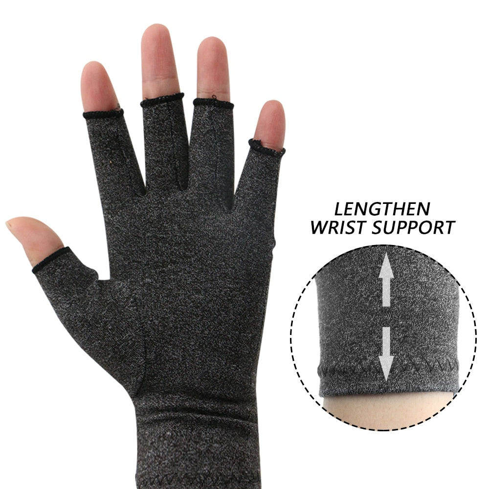 Compression Arthritis Gloves, Medium – Premium Arthritic Joint Relief for Rheumatoid & Osteoarthritis – All-Day Comfort – The Only Glove Commended for Ease of Use by The Arthritis Foundation  1 Pairs