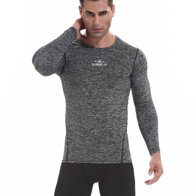 Men's Pro Running Long Sleeve Compression T-Shirts - CTHOPER