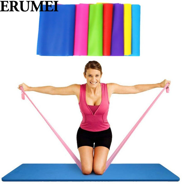 ERUMEI Yoga Sport Resistance Bands Pilates Training Fitness Exercise