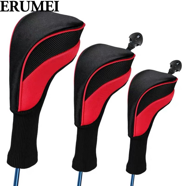 ERUMEI Golf club head cover protective cover simple and practical,1 3 5 UT Fairway Woods Headcovers for Golf Club
