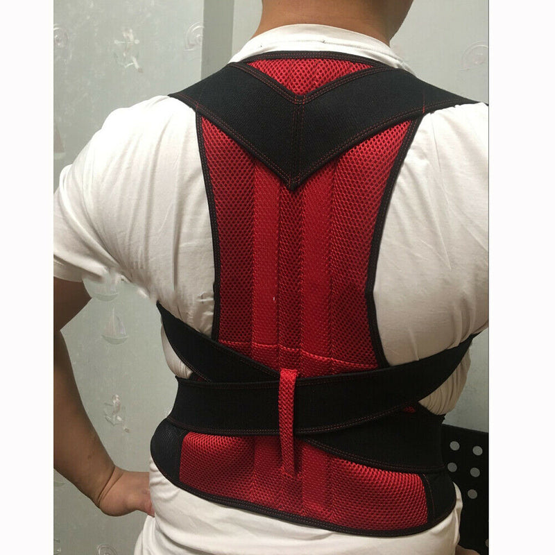 Adjustable Posture Corrector Back Support Shoulder Strong Brace Corset Back Belt