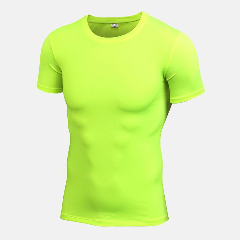 Men's Pro Short Sleeve Running Shirts - CTHOPER
