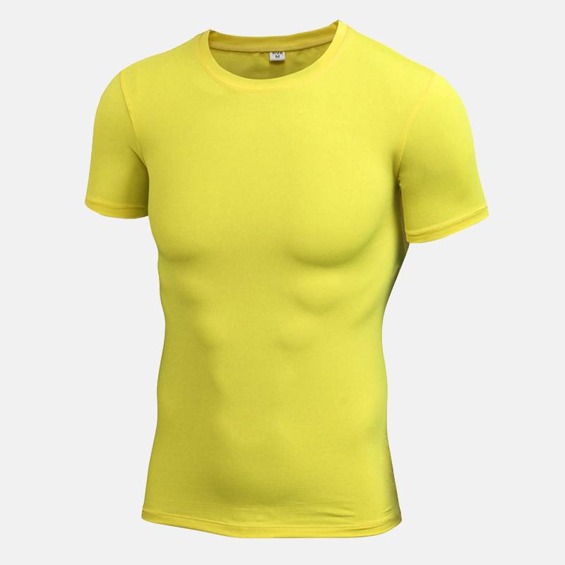 Men's Pro Short Sleeve Running Shirts - CTHOPER