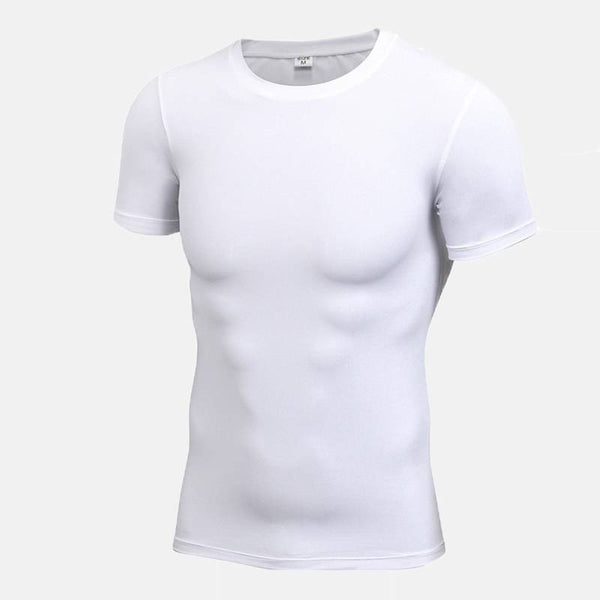 Men's Pro Short Sleeve Running Shirts - CTHOPER