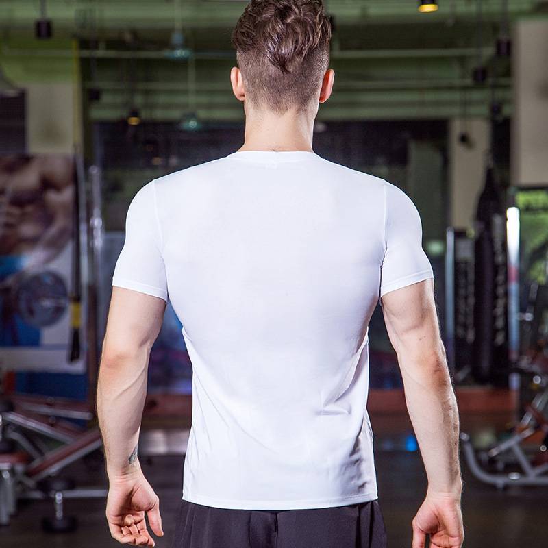 Men's Pro Short Sleeve Running Shirts - CTHOPER