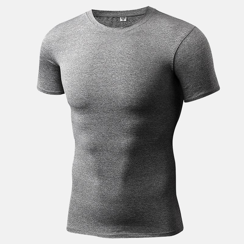 Men's Pro Short Sleeve Running Shirts - CTHOPER