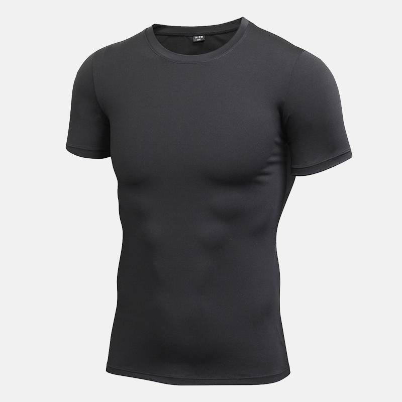 Men's Pro Short Sleeve Running Shirts - CTHOPER