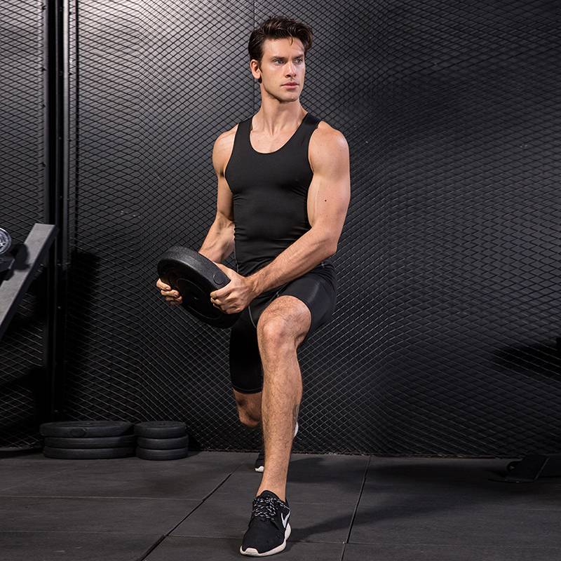 Men's Compression Athletic Tank Tops - CTHOPER