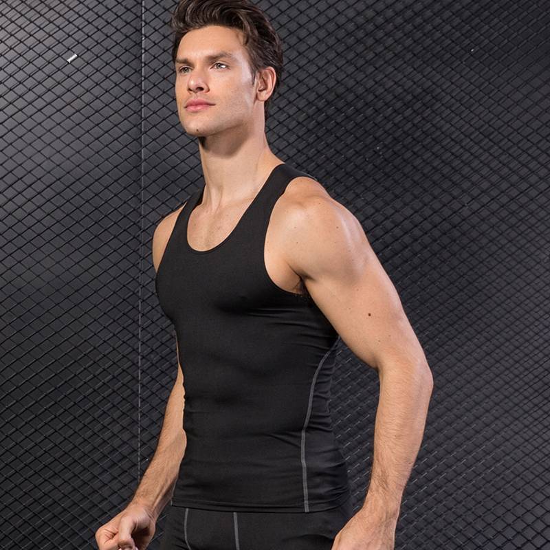 Men's Compression Athletic Tank Tops - CTHOPER