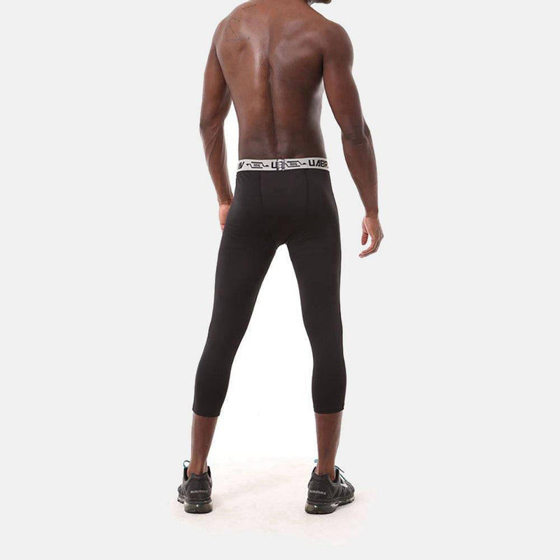 Men's Pro 3/4 Compression Running Tights - CTHOPER