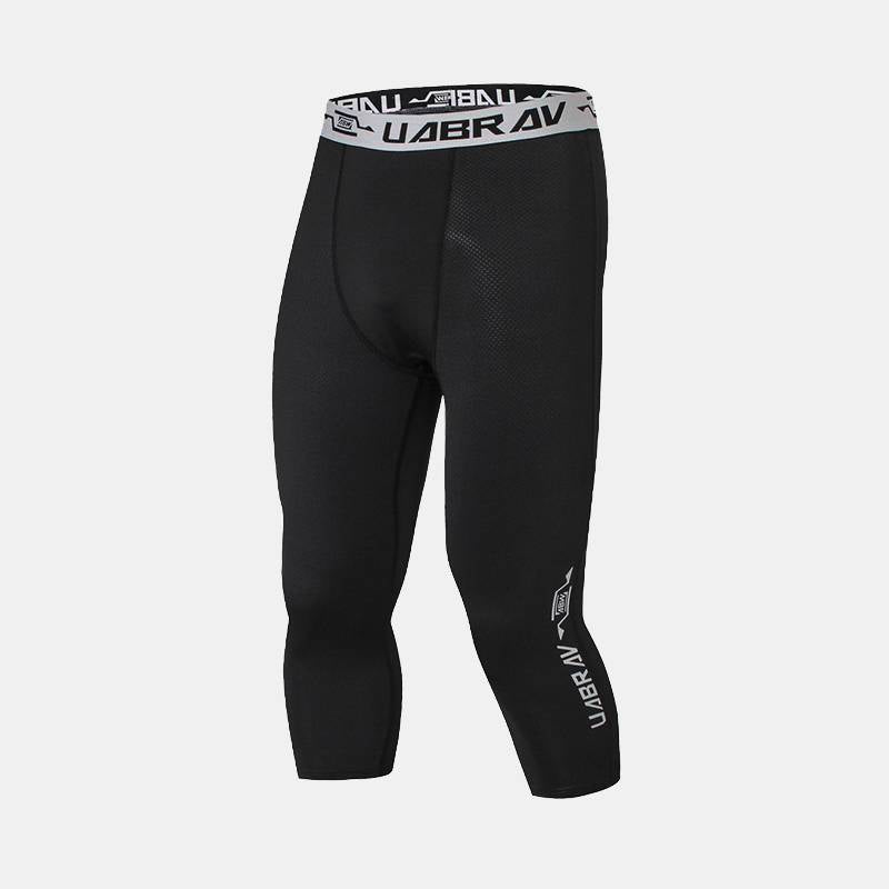 Men's Pro 3/4 Compression Running Tights - CTHOPER