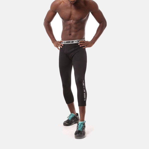 Men's Pro 3/4 Compression Running Tights - CTHOPER