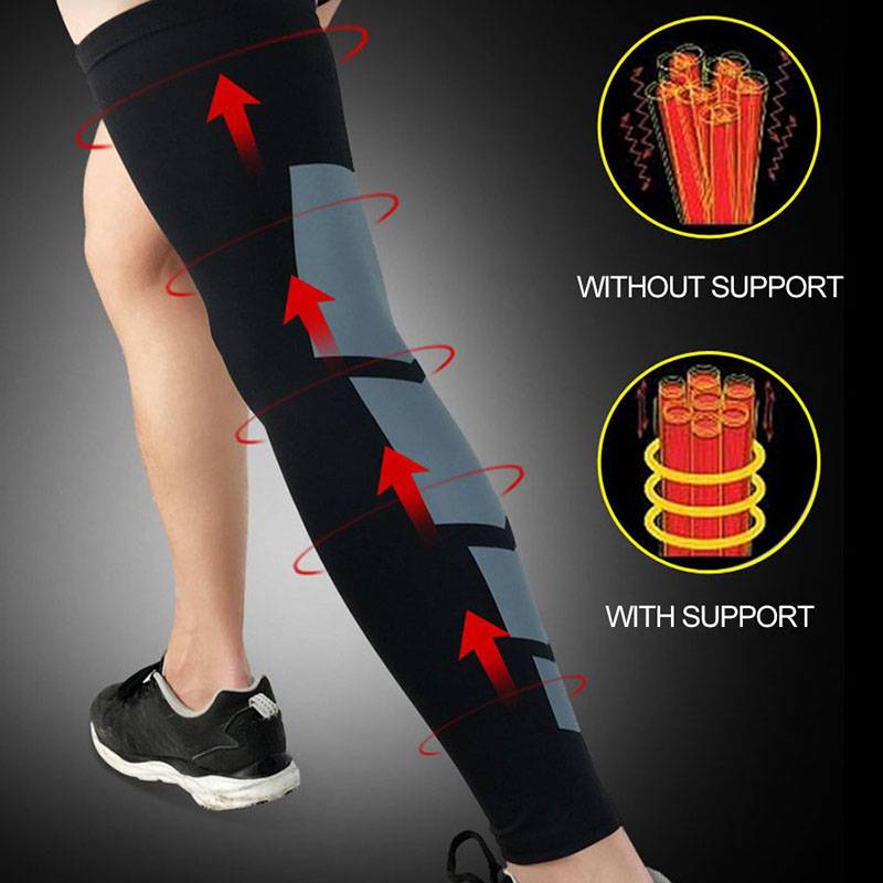 Basketball Compression Knee & Calf Sleeves - 1 Pcs - CTHOPER