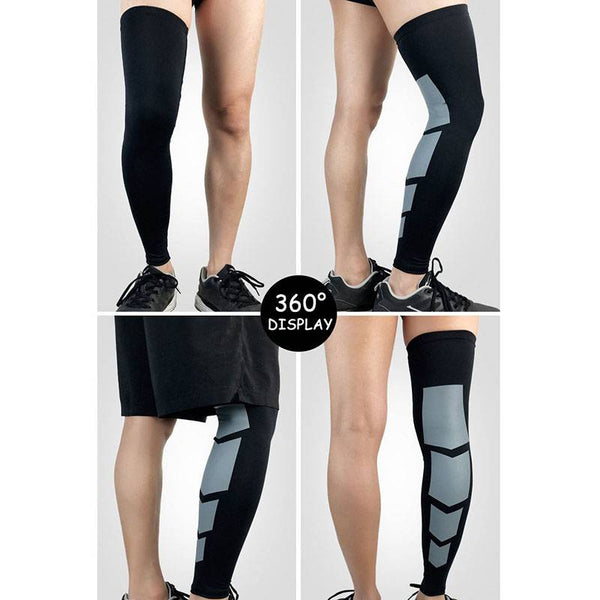 Basketball Compression Knee & Calf Sleeves - 1 Pcs - CTHOPER