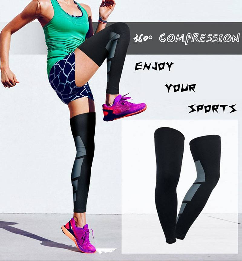 Basketball Compression Knee & Calf Sleeves - 1 Pcs - CTHOPER