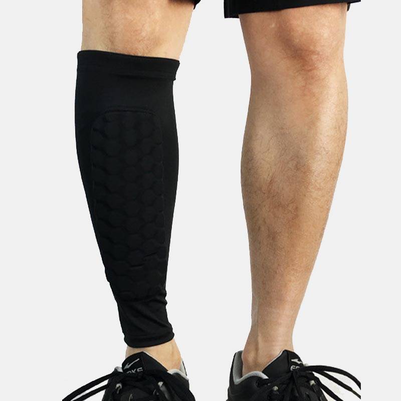 Football Compression Calf Sleeve & Pad - 1 Pair - CTHOPER