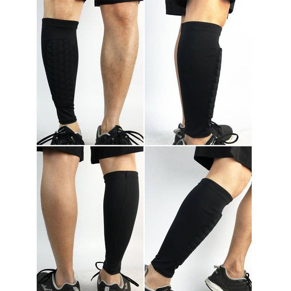 Football Compression Calf Sleeve & Pad - 1 Pair - CTHOPER