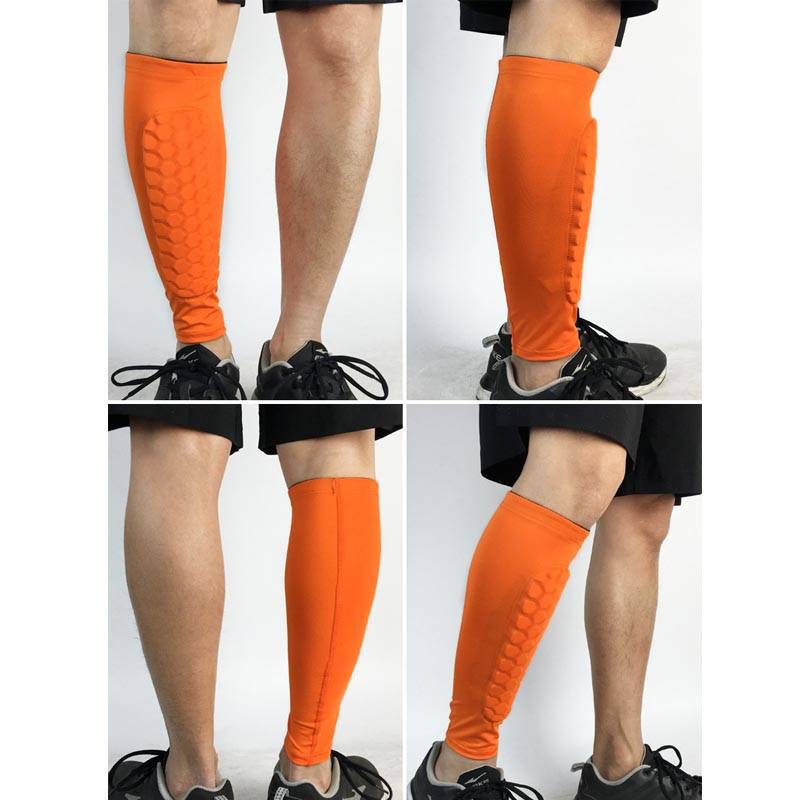 Football Compression Calf Sleeve & Pad - 1 Pair - CTHOPER