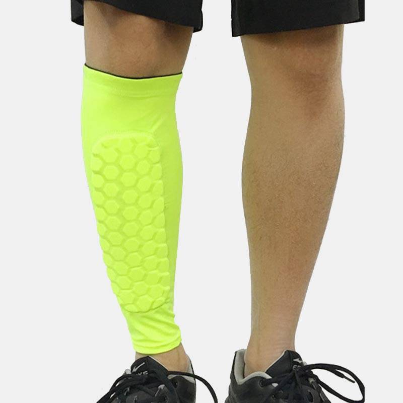 Football Compression Calf Sleeve & Pad - 1 Pair - CTHOPER