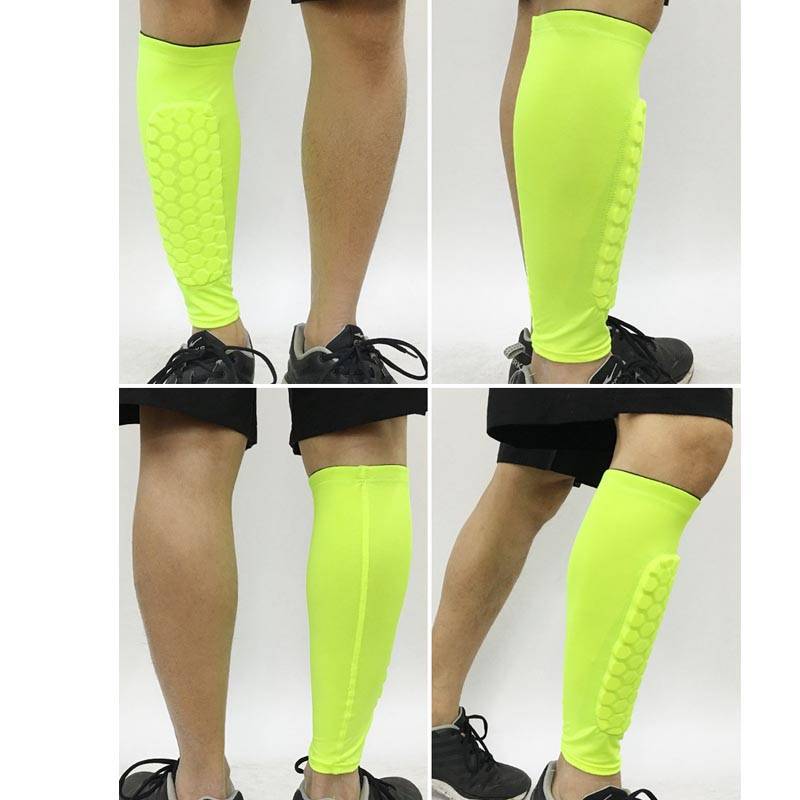 Football Compression Calf Sleeve & Pad - 1 Pair - CTHOPER