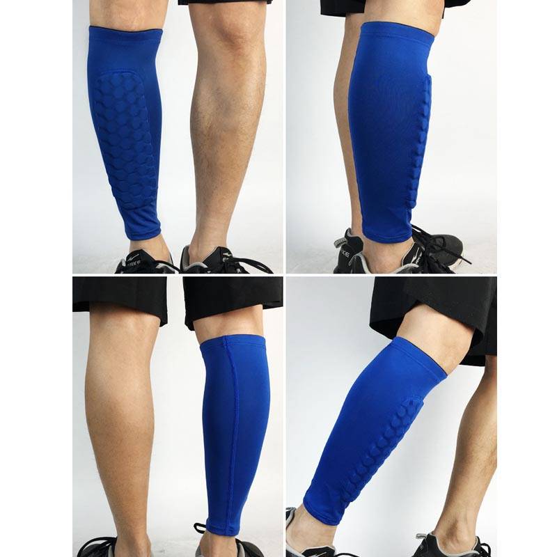 Football Compression Calf Sleeve & Pad - 1 Pair - CTHOPER