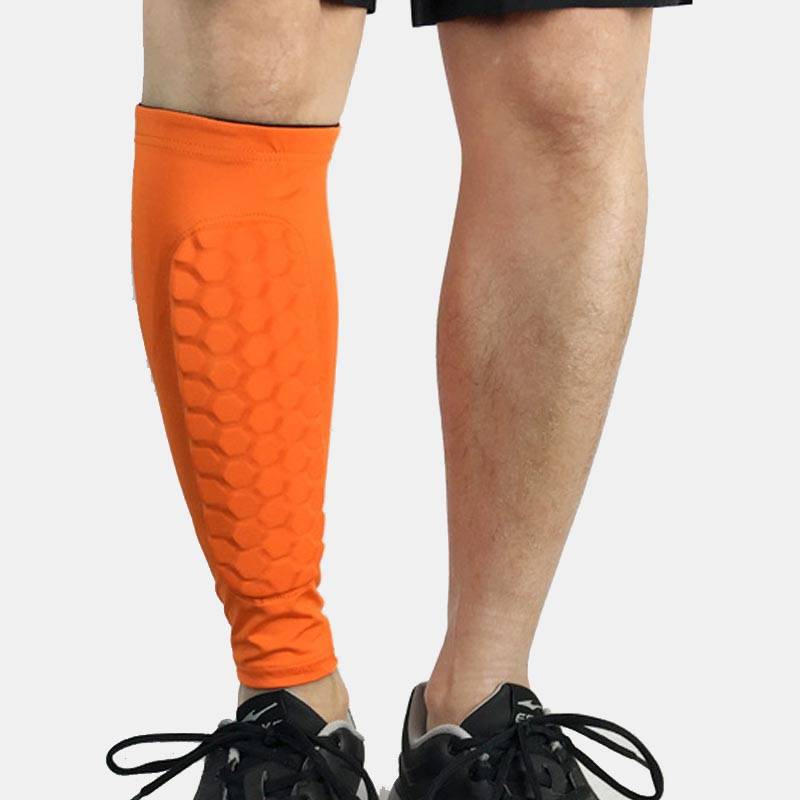 Football Compression Calf Sleeve & Pad - 1 Pair - CTHOPER