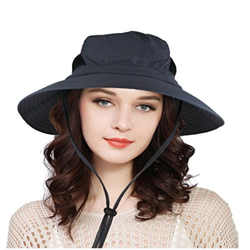 Wide Brim Breathable Mesh Sun Fishing Hat For Men & Women - CTHOPER