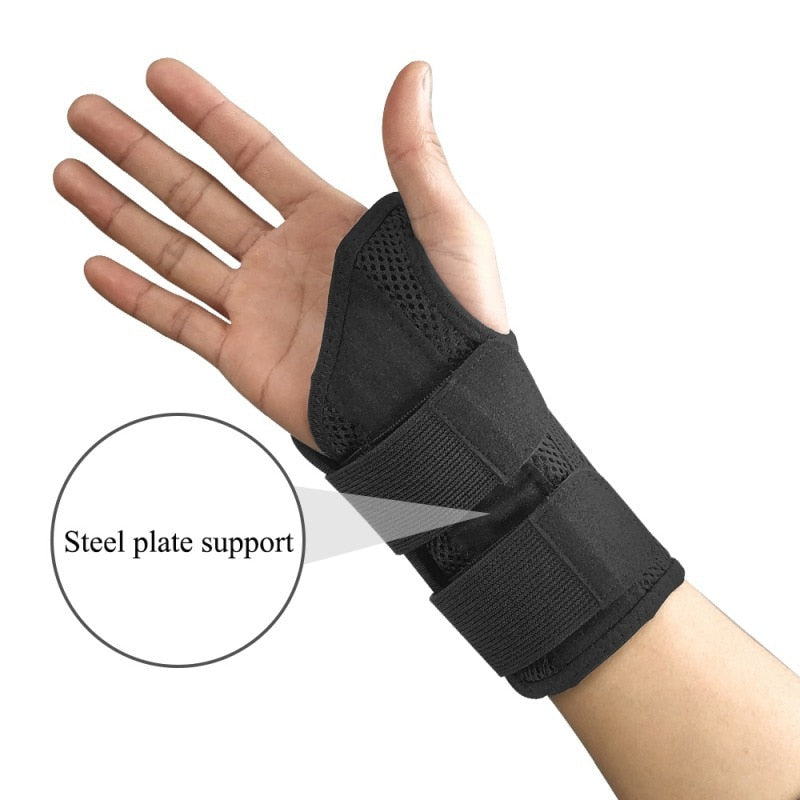 Carpal Tunnel Forearm Splint Band Strap Pain Relieve Soft Moisture-Wicking Wrist Brace - CTHOPER
